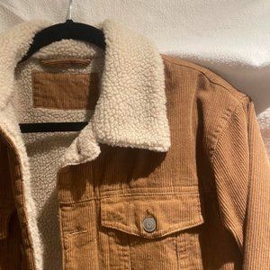 Teddy lined corduroy jacket